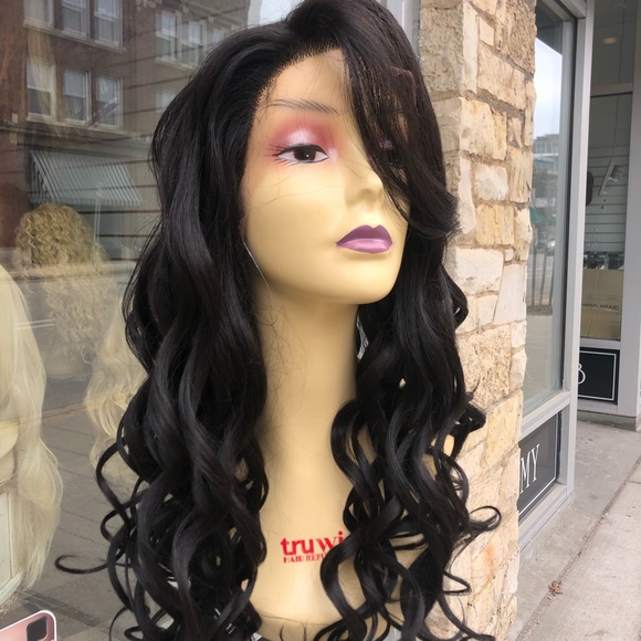 Full lace Wig long loose curl Ask color main image 5